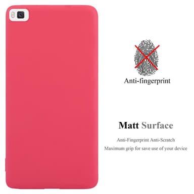 Deksel Huawei P8 Silikon cover (rød)