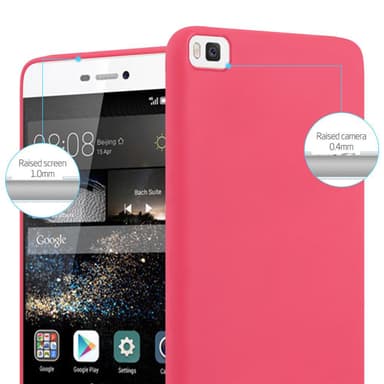 Deksel Huawei P8 Silikon cover (rød)