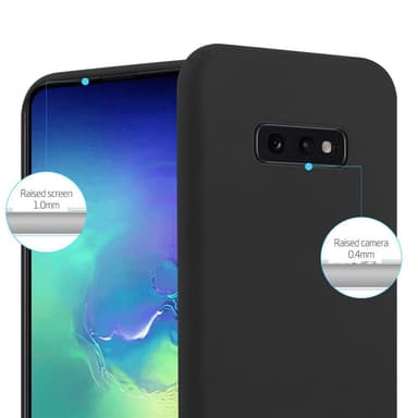 Deksel Samsung Galaxy S10e Silikon cover (svart)