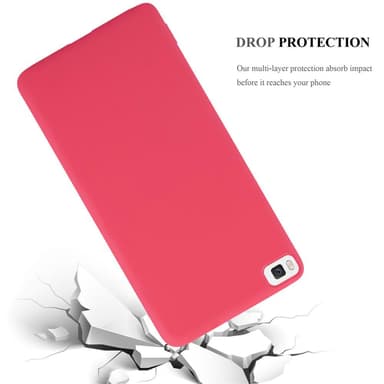 Deksel Huawei P8 Silikon cover (rød)