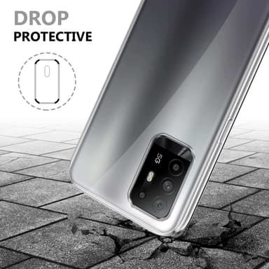Oppo A94 5G Deksel 360 Case Cover (gjennomsiktig)