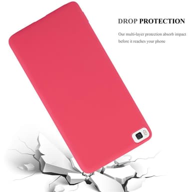 Deksel Huawei P8 Silikon cover (rød)