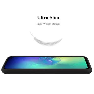 Deksel Samsung Galaxy S10e Silikon cover (svart)