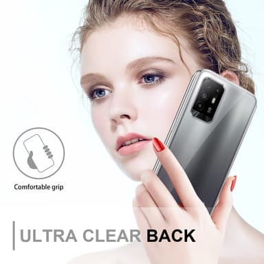 Oppo A94 5G Deksel 360 Case Cover (gjennomsiktig)