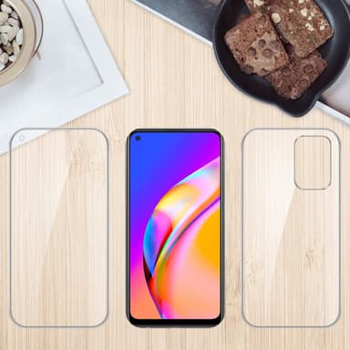 Oppo A94 5G Deksel 360 Case Cover (gjennomsiktig)