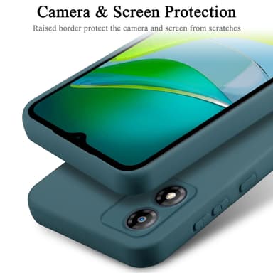 Motorola Moto E13 silikondeksel case (Grønn)