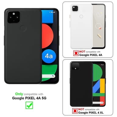 Google PIXEL 4A 5G Skjermbeskytter Skärmskydd (svart)