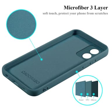 Motorola Moto E13 silikondeksel case (Grønn)