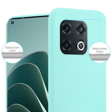 Deksel OnePlus 10 PRO 5G Silikon cover (blå)