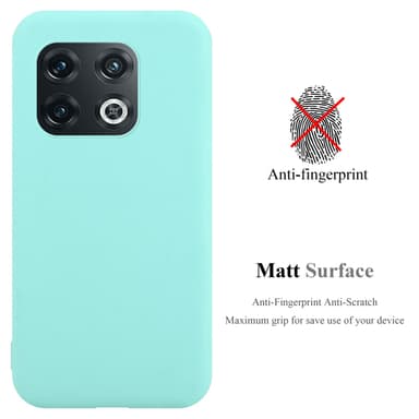 Deksel OnePlus 10 PRO 5G Silikon cover (blå)