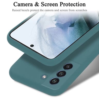 Samsung Galaxy S21 FE silikondeksel case (grønn)