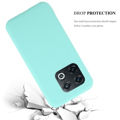 Deksel OnePlus 10 PRO 5G Silikon cover (blå)