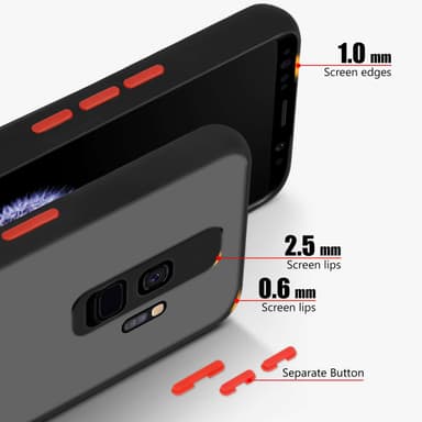 Samsung Galaxy S9 Deksel Case Cover (Svart)