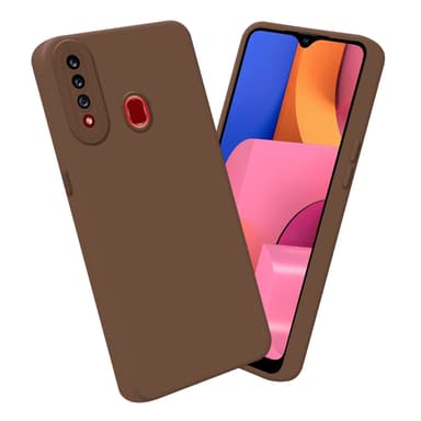 Samsung Galaxy A20s Deksel case (brun)