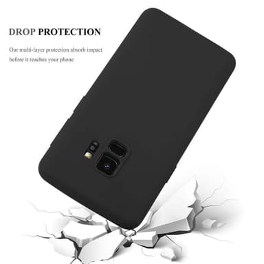 Deksel Samsung Galaxy S9 Silikon cover (svart)