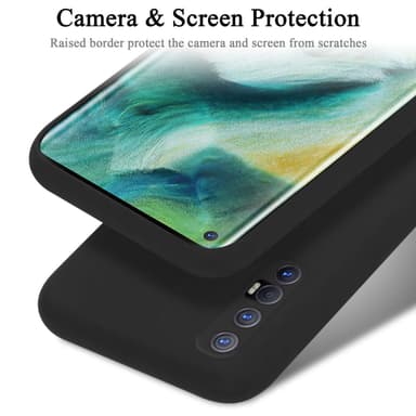 Oppo FIND X2 NEO silikondeksel case (Svart)