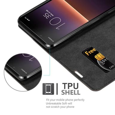Sony Xperia 10 II lommebokdeksel case (brun)