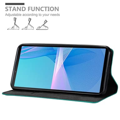 Sony Xperia 10 III lommebokdeksel case (turkis)