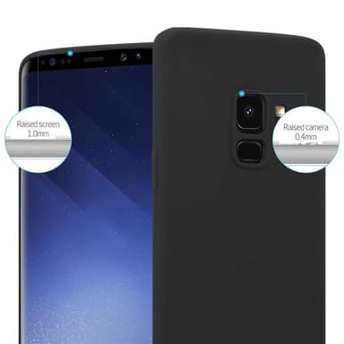 Deksel Samsung Galaxy S9 Silikon cover (svart)