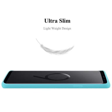 Deksel Samsung Galaxy S9 PLUS Silikon cover (blå)