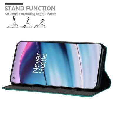 OnePlus Nord CE 5G lommebokdeksel case (turkis)