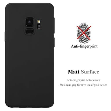 Deksel Samsung Galaxy S9 Silikon cover (svart)