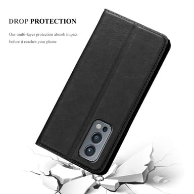 OnePlus Nord 2 5G lommebokdeksel case (svart)