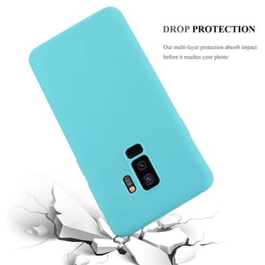 Deksel Samsung Galaxy S9 PLUS Silikon cover (blå)