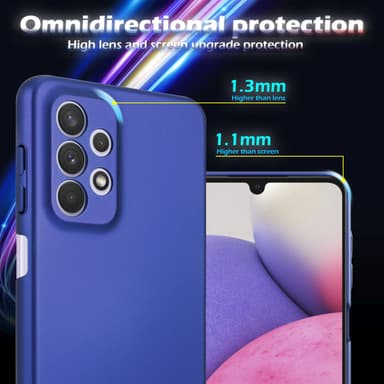 Deksel Samsung Galaxy A33 5G Case Cover (blå)