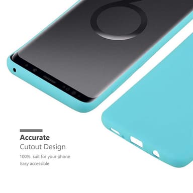 Deksel Samsung Galaxy S9 PLUS Silikon cover (blå)