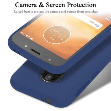 Motorola MOTO E5 PLAY GO silikondeksel case (blå)