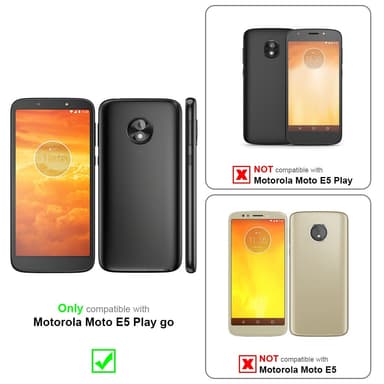 Motorola MOTO E5 PLAY GO silikondeksel case (blå)