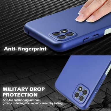 Deksel Samsung Galaxy A22 5G Case Cover (blå)