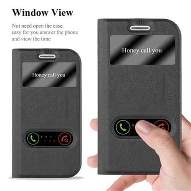 Samsung Galaxy S3 / S3 NEO lommebokdeksel cover (svart)