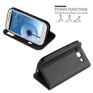 Samsung Galaxy S3 / S3 NEO lommebokdeksel cover (svart)