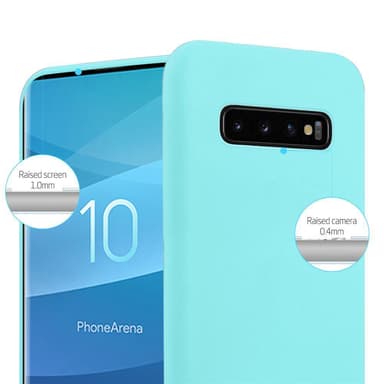 Deksel Samsung Galaxy S10 4G Silikon cover (blå)