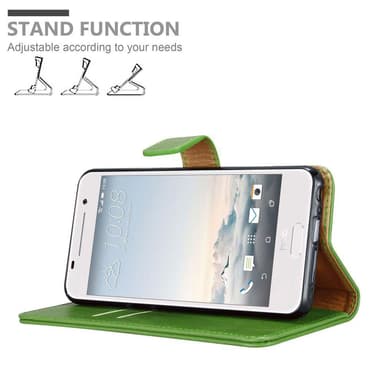 HTC ONE A9 lommebokdeksel etui (grønn)