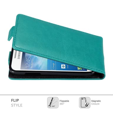 Samsung Galaxy S4 MINI deksel flip cover (turkis)