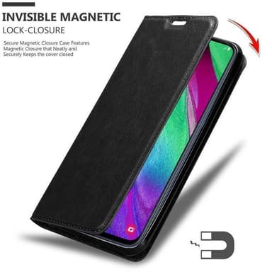 Samsung Galaxy A40 lommebokdeksel case (svart)