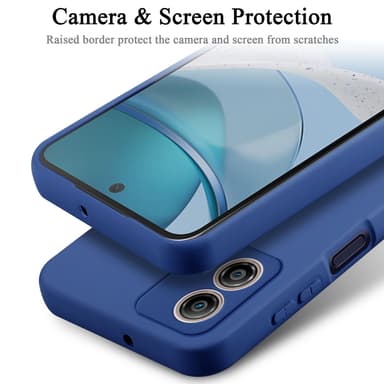 Motorola Moto G53 5G silikondeksel case (Blå)