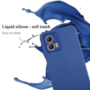 Motorola Moto G53 5G silikondeksel case (Blå)