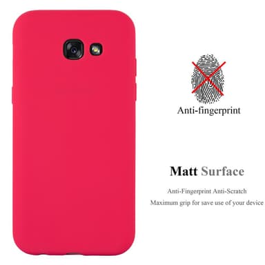 Deksel Samsung Galaxy A7 2017 Silikon cover (rød)