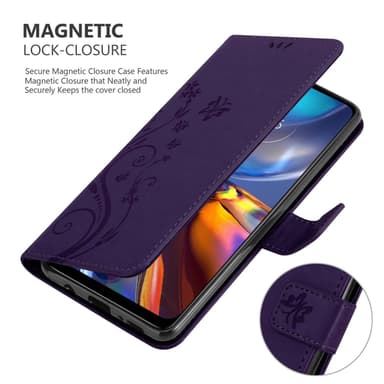 Motorola MOTO E32 4G / E32S lommebokdeksel Blomster
