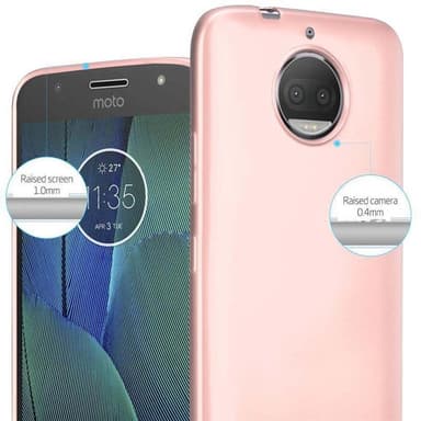 Deksel Motorola MOTO G5S PLUS Case Cover (rosa)