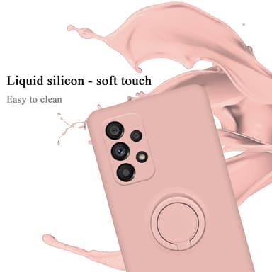 Deksel Samsung Galaxy A53 5G Ring Case (rosa)