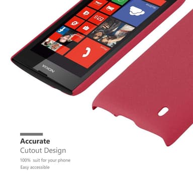 Nokia Lumia 520 / 521 Hardt Deksel Cover (rød)