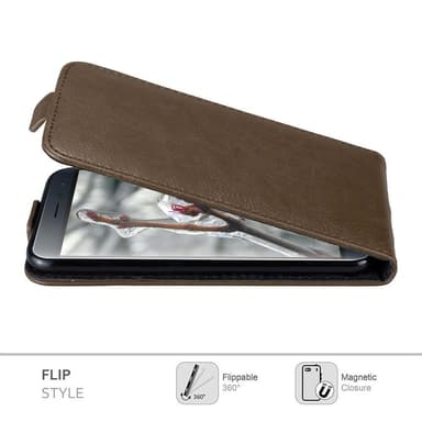 Asus ZenFone 3 (5.2 tomme) deksel flip cover (brun)