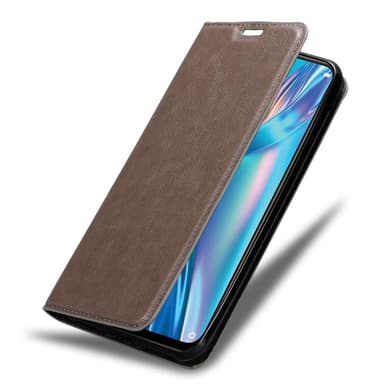 Oppo A12 lommebokdeksel case (brun)