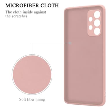 Deksel Samsung Galaxy A53 5G Ring Case (rosa)