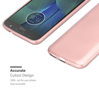 Deksel Motorola MOTO G5S PLUS Case Cover (rosa)
